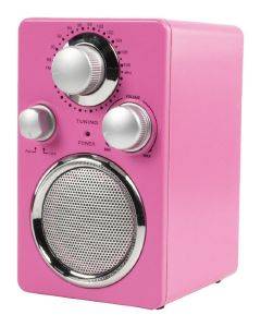 BASIC XL BXL-TR20 PORTABLE FM RADIO PINK