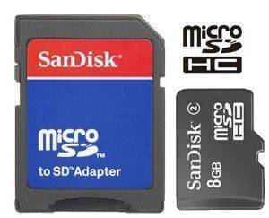 SANDISK 8GB MICRO SD HIGH CAPACITY BULK