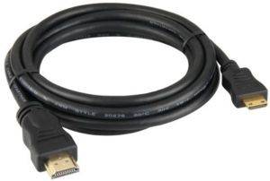 HDMI TO HDMI MINI CABLE 2M