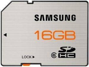 SAMSUNG 16GB SECURE DIGITAL HIGH CAPACITY STANDARD CLASS 6