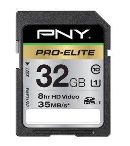 PNY SDHC 32GB UHS-1 CLASS 10 PRO ELITE
