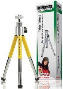 KONIG KN-TRIPOD 10 MINI TABLE TRIPOD YELLOW