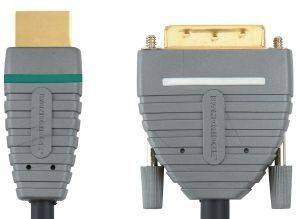 BANDRIDGE BVL1102 DVI TO HIGH SPEED HDMI CABLE 2M