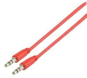 VALUELINE VLMP22000R1.00 3.5MM STEREO AUDIO CABLE 1M RED