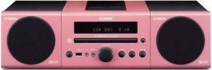 YAMAHA MCR-040 MINI HI-FI CORAL PINK