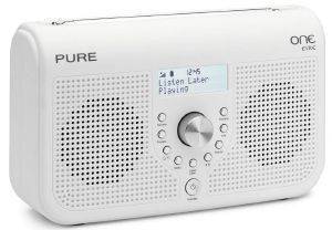 PURE ONE ELITE II PORTABLE DAB DIGITAL AND FM RADIO WHITE