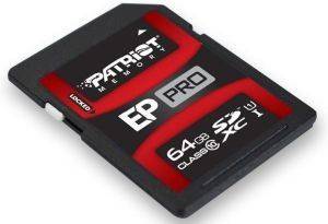 PATRIOT PEF64GSXC10333 EP SERIES PRO 64GB SDXC UHS-I U1 CLASS 10