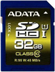 ADATA 32GB SECURE DIGITAL HIGH CAPACITY UHS-I U1 CLASS 10