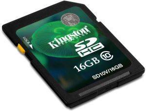 KINGSTON SD10V/16GB 16GB SDHC CLASS 10