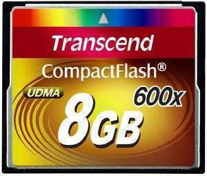 TRANSCEND 8GB EXTREME PLUS 600X COMPACT FLASH