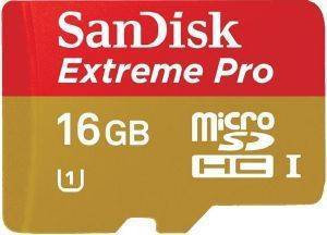 SANDISK EXTREME PRO 16 GB MICROSDHC CLASS 10 UHS-I 95MB/S MEMORY CARD SDSDQXP-016G-X46