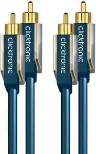 CLICKTRONIC HC40 2RCA CABLE 5M ADVANCED