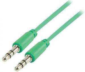 VALUELINE VLMP22000G1.00 3.5MM STEREO AUDIO CABLE 1M GREEN