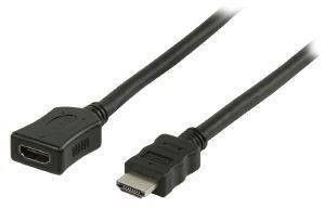 VALUELINE VLVP34090B20 HDMI WITH ETHERNET EXTENSION CABLE 2M BLACK