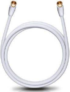 OEHLBACH EASY CONNECT ANTENNA F 200 DIGITAL SATELLITE CABLE 2.0M WHITE