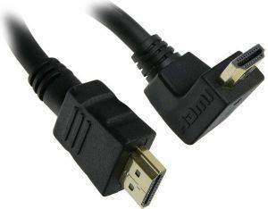 INLINE HDMI CABLE HIGH SPEED ANGLED 10M BLACK