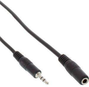 INLINE STEREO JACK EXTENSION CABLE 3.5MM M/F 3M