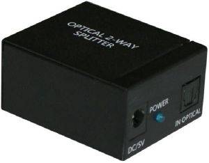 TOSLINK S/PDIF DIGITAL 2-PORT AUDIO SPLITTER OP-SP102