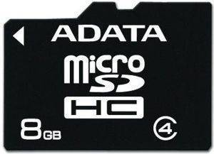 ADATA MICRO SDHC 8GB CLASS 4