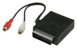 VALUELINE VLVP31931B0.20 SCART M/F TO 2XRCA F ADAPTER