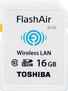 TOSHIBA FLASH AIR 16GB WIRELESS SDHC CLASS 10