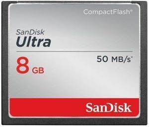 SANDISK SDCFHS-008G-G46 ULTRA 8GB COMPACT FLASH MEMORY CARD