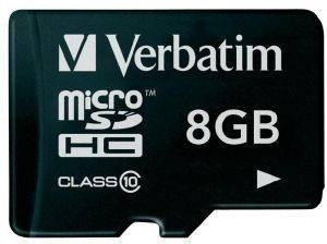 VERBATIM 44012 MICROSDHC 8GB CLASS 10
