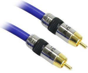 INLINE RCA AUDIO CABLE GOLD PLATED PLUG 1XRCA M