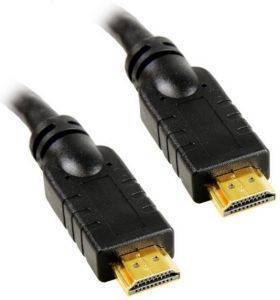 INLINE HDMI CABLE HIGH SPEED WITH ETHERNET 1M BLACK