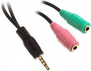 INLINE AUDIO Y ADAPTER CABLE 3.5MM