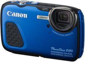 CANON POWERSHOT D30 BLUE