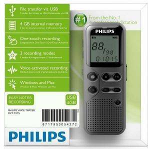PHILIPS DVT1015 4GB VOICE TRACER DIGITAL RECORDER
