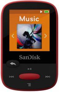 SANDISK CLIP SPORT 4GB MP3 PLAYER RED