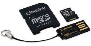 KINGSTON MBLY10G2/64GB 64GB MICRO SDXC CLASS 10 + SD ADAPTER + USB ADAPTER