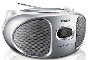 PHILIPS AZ105S/12 CD SOUNDMACHINE SILVER