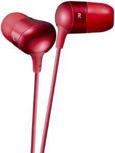 JVC HA-FX35 IN-EAR HEADPHONES RED