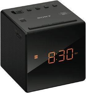 SONY ICF-C1B ALARM CLOCK WITH FM/AM RADIO BLACK