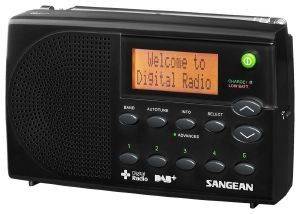 SANGEAN DPR-65 DAB+/FM-RDS DIGITAL RADIO RECEIVER BLACK