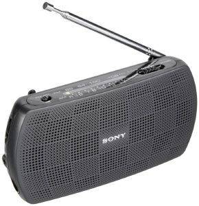 SONY SRF-18B PORTABLE AM/FM RADIO BLACK