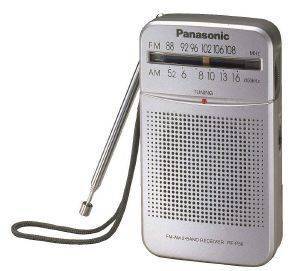 PANASONIC RF-P50 POCKET AM/FM RADIO SILVER