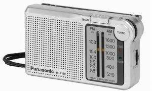 PANASONIC RF-P150 PORTABLE AM/FM RADIO SILVER
