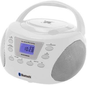 SOUNDMASTER SCD3800WS CD-BOOMBOX WITH CD AND BLUETOOTH WHITE