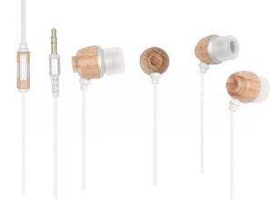 G-CUBE A4-IW-1200S ECO-FRIENDLY ORGANIC EARPHONE SILVER