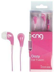 KONIG KNG-2040 OOZY EAR FUSION EARPHONES PINK