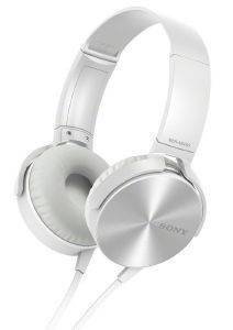 SONY MDR-XB450AP/W EXTRA BASS SMARTPHONE HEADSET WHITE
