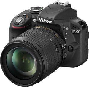 NIKON D3300 + AF-S 18-105 VR KIT BLACK