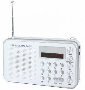 SOUNDMASTER TR150WS PORTABLE FM PLL-RADIO WITH USB/SD/MICROSD WHITE