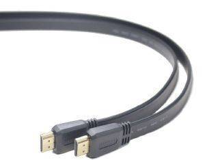 CABLEXPERT CC-HDMI4F-1M HDMI MALE-MALE FLAT CABLE 1M BLACK