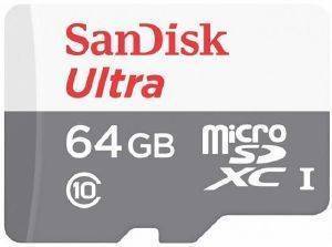 SANDISK SDSQUNB-064G-GN3MN ULTRA MICRO SDXC 64GB UHS-I CLASS 10