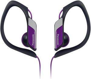 PANASONIC RP-HS34E-V SPORTS CLIP TYPE EARPHONES PURPLE